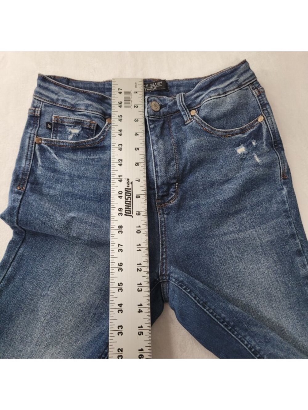 Judy Blue Women's High-Waisted Skinny Blue Denim Jeans Size 9/29 - Picture 7 of 13